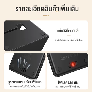 KIVEE 15W ที่ชาร์จไร้สาย แท่นชาร์จไรสาย Fast charger wireless charger ที่ชาร์จแบตไร้สาย ใช้กับ iPhone Samsung Huawei