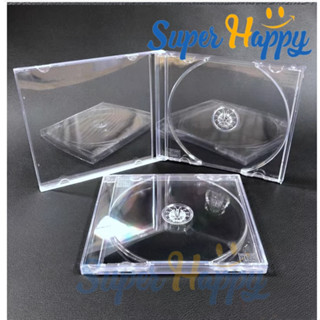 กล่องใส่ CD สีขาวใส VCD (แบบตกแตก) รุ่นหนา 1 CM กล่องใส่ CD  กล่องซีดี กล่องดีวีดี กล่องใส่CD กล่องใส่DVD