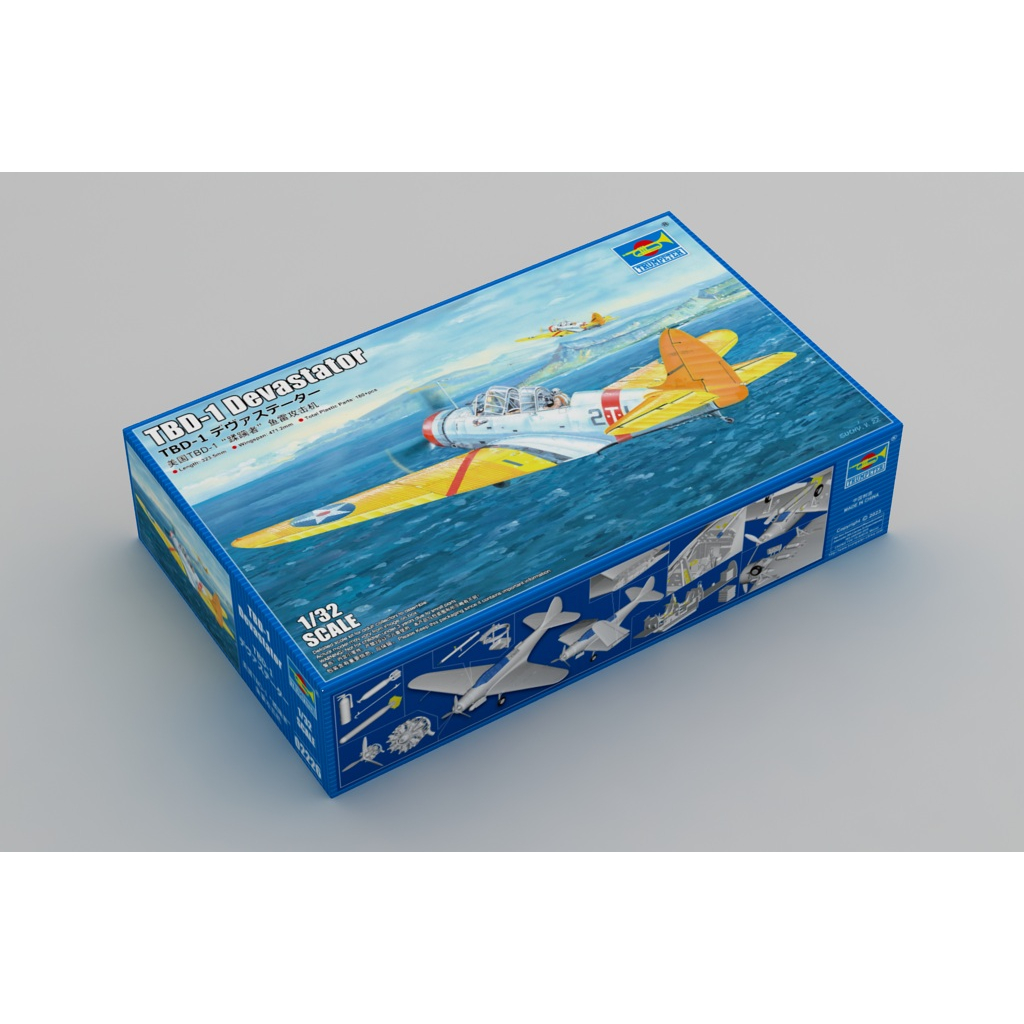พลาสติก โมเดล ประกอบ TRUMPETER สเกล 1/32 TBD-1 Devastator (02226)