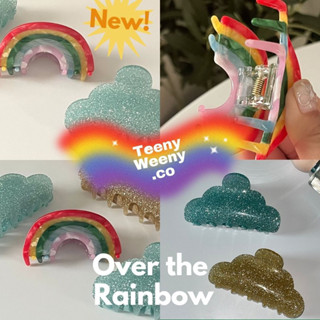 สีเข้าใหม่✨🌈กิ๊บหนีบผม สายรุ้ง ก้อนเมฆ ✨Over the rainbow collection🌈☁️🌤️ ถ่ายจากสินค้าจริง——teenyweeny.co🌈🐝🌼🪻✨