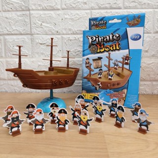 Kids Learning ส่งจากไทย เกมโจรสลัดตกเรือ Pirate Boat Balancing Game เกมส์ทรงตัวโจรสลัดบนเรือ