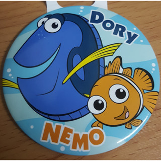 Disney store pin เข็มกลัด นีโม่ ดอรี่ Nemo Dory ของแท้จากดิสนีย์สโตร์ ญี่ปุ่น ขนาด 8 cm