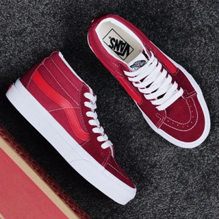 Vans Sk8 Mid ส่งไวส่งฟรี แวนส์ ได้ทั้งชายและหญิง รองเท้าผ้าใบ