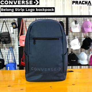 Converse belong strip logo backpack กระเป๋า converse [สินค้าลิขสิทธิ์แท้100%] มีใบรับประกันจากบริษัทผู้จัดจำหน่าย