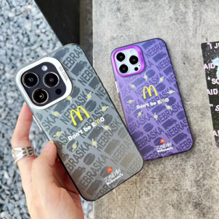 🎁ส่งของขวัญ🎁เคสไอโฟน 11 13 12 Pro Max McDonalds แบรนด์ไทด์ เคส for ไอโฟน14 pro max soft case Iphone