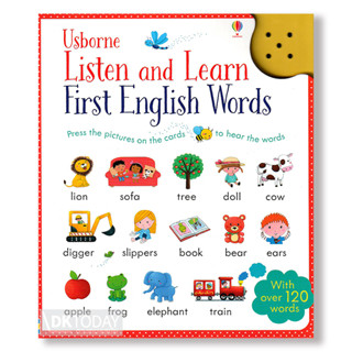 DKTODAY หนังสือ USBORNE LISTEN AND LEARN:FIRST ENGLISH WORDS (AGE 1+)