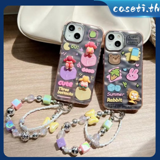 คูปองเคลม🎀เคสไอโ case for iphone 11 12 สติกเกอร์สร้างสรรค์การออกแบบส่วนบุคคล เคส 14 13 12 11 pro max เคสมือถือกันกระแท