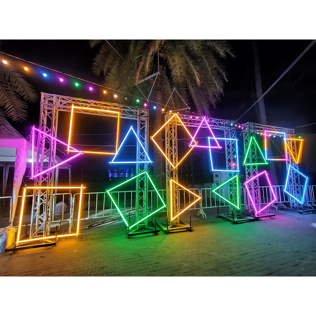 ไฟงานวัด T8 LED (ชุด5 หลอด คละสี) ไฟขายของใช้งานง่าย กันน้ำ นีออนพลาสติกไม่แตกง่าย มีปลั๊กเสียบ แอลอีดี ใช้งานได้เ ราคา ถูกที่สุด ดีลบีเคเค แกลเลอรีภาพที่ 5