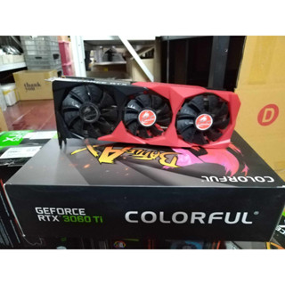 การ์ดจอ VGA Colorfull​ RTX 3060TI 8GB 3พัดลม​ มีกล่อง​ ประกัน​ไทยawesome 5/9/2024 มีไฟสวยๆ