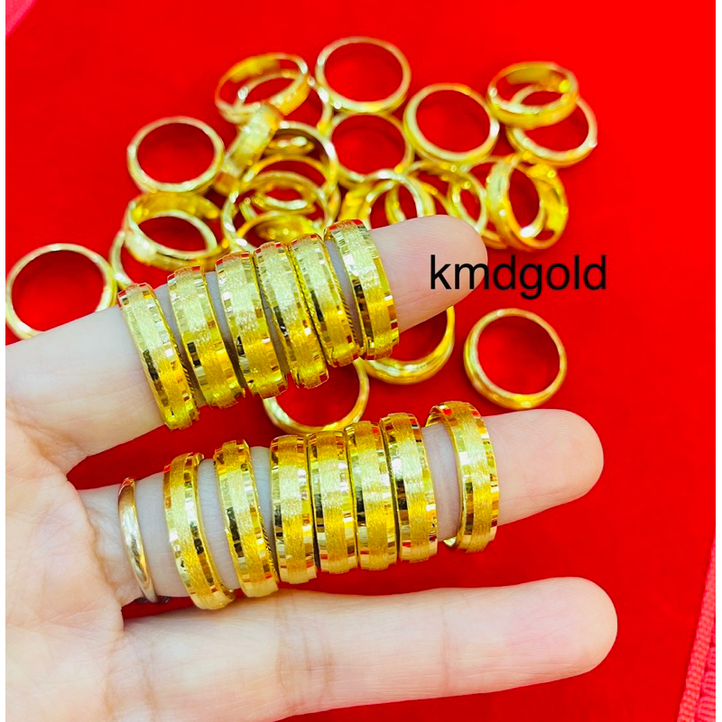 KMDGOLD แหวนทองครึ่งสลึง ทองแท้ ขายได้จำนำได้ พร้อมใบรับประกันสินค้า