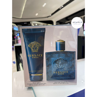 ของแท้จาก King Power🌟น้ำหอม VERSACE Eros Homme EDT +  VERSACE Shower Gel🌟