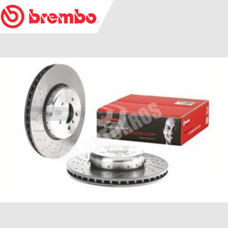 BREMBO จานเบรคหน้า BMW 3 Series F30, 4 F32 เจาะรู / เซาะร่อง (M Performance) (HC) / D09 C394 13 / ราคา 1ใบ