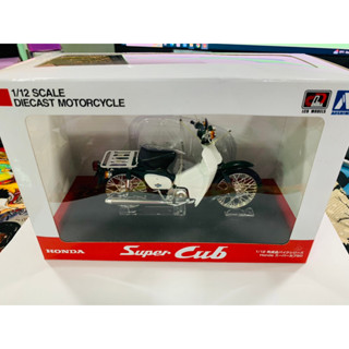 โมเดลรถมอเตอร์ไซค์Honda Super cub 1:12 C110