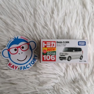 TAKARA TOMY Tomica Honda N BOX No.106 รถเหล็ก โทมิก้า ของแท้ ส่งฟรี