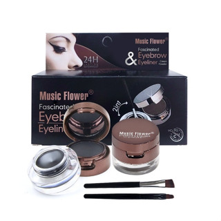 ⚡FLASH SALE⚡♡พร้อมส่ง์ Music Flower Eyebrow Eyeliner Cream Powder อายไลเนอร์ เนื้อครีม อายไลเนอร์เจล กันน้ำ กันเหงื่อ ติ