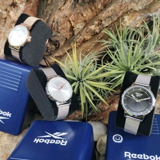 Reebok  นาฬิกาข้อมือ นาฬิกาผู้หญิง สายตาข่าย