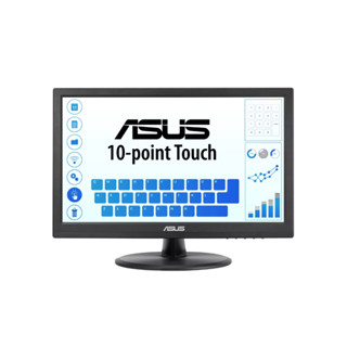 ASUS VT168HR Touch Monitor - 16 inch (15.6 inch viewable) (1366x768), 10-point Touch (TN 60Hz) (รับประกัน3ปี)