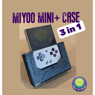 Case Miyoo Mini Plus (3 in 1 : Grip &amp; Stand &amp; Case) เคสใส่ Miyoo Mini Plus