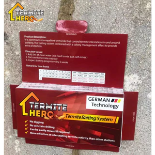 สถานีเหยื่อปลวก (8 กล่อง)/TERMITE HERO เหยื่อกำจัดปลวก/กับดักปลวก/ระบบเหยื่อล่อปลวก/ควบคุมแมลง