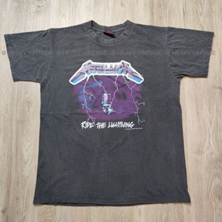 METALLICA RIDE THE LIGHTING เสื้อวง เสื้อทัวร์ ลายเมทาลิก้า