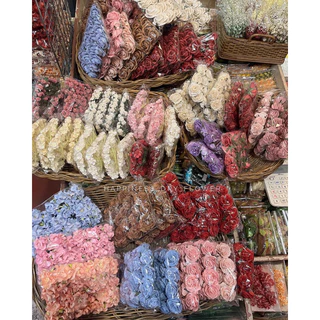 พร้อมส่ง !! ดอกกุหลาบกระดาษสา ดอกกุหลาบจัมโบ้ (แพ็ค5ดอก ,แพ็ค20ดอก)