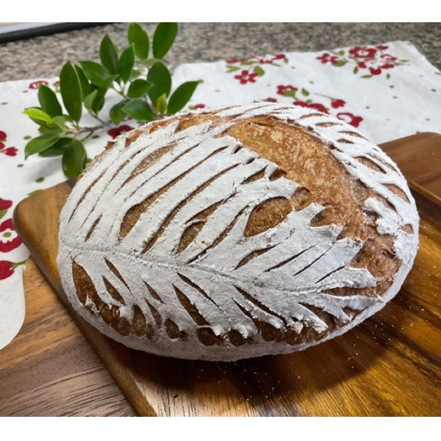 Sourdough Whole Wheat Bread 100% ซาวโดว์ 500g-600g ขนมปังเปลือกแข็ง เหนียวนุ่ม ไม่กระด้าง อบใหม่ๆ ทุกออเดอร์