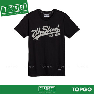 เสื้อยืด แนวสตรีท 7th Street รุ่น Original (ดำ_เทา) RSG002 ของแท้