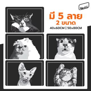 [ Mattii พรมซับน้ำ ] พรมเช็ดเท้าแบบนุ่ม PU 3 ชั้น สัมผัสนุ่ม ซับน้ำไว ภายใน 5 วินาที มียางกันลื่น ทำความสะอาดง่าย