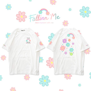 FallinnMe เสื้อยืดแขนสั้น RAINBOW