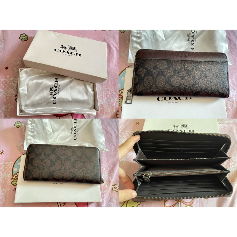 กระเป๋าสตางค์ มือสอง COACH New York แท้