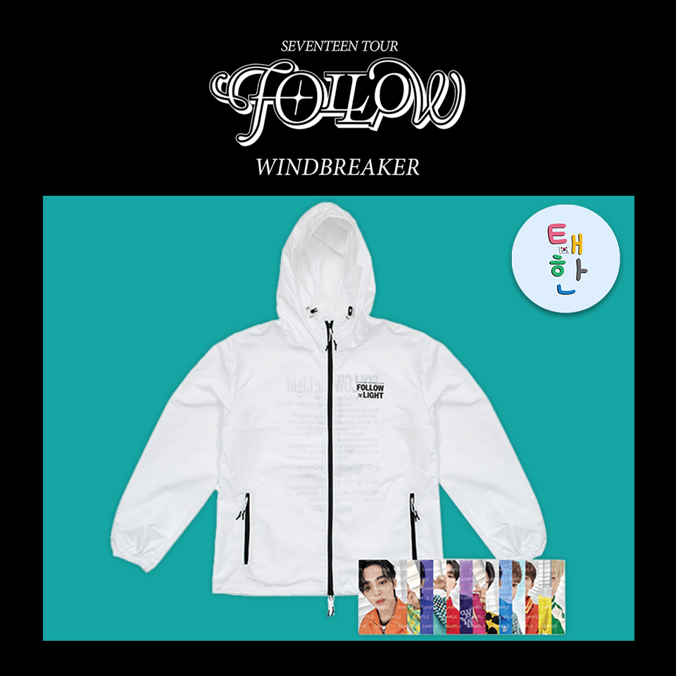 ✅พร้อมส่ง [SEVENTEEN] TOUR 'FOLLOW' to SEOUL OFFICIAL MERCH <Windbreaker>