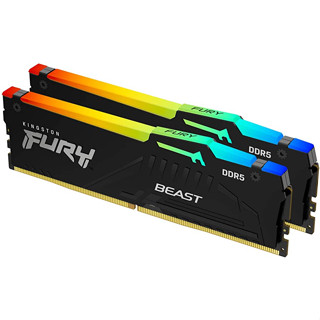 KINGSTON FURY BEAST 32GB (16X2/5600) DDR5 KF556C40BBAK2-32 RGB BK ME1-001119