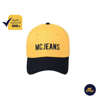 Mc JEANS หมวกแก็ป สีเหลือง M10Z135