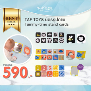 TAF TOYS บัตรรูปภาพคำศัพท์ Tummy-time stand cards