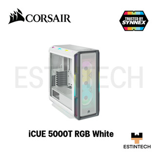 Case (เคส) Corsair iCUE 5000T RGB White ของใหม่ประกัน 2ปี