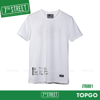 7th Street เสื้อยืด แนวสตรีท รุ่น Ticket (ขาว) JTK001 ของแท้