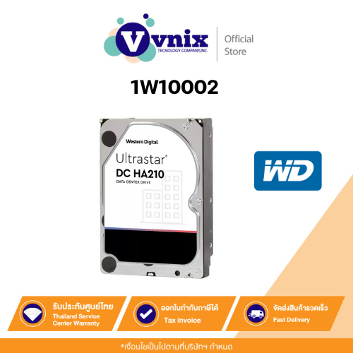 WD 1W10002 Ultrastar DC HA210 2TB By Vnix Group