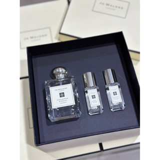 น้ำหอมJo Malone Gift Set English Pear 50ml + Woodsage 9ml+ Wild Bluebell 9ml