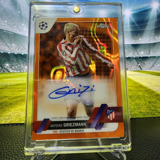 GRIEZMANN LAVA ลายเซ็นต์ การ์ดฟุตบอล 2022-23 TOPPS CHROME