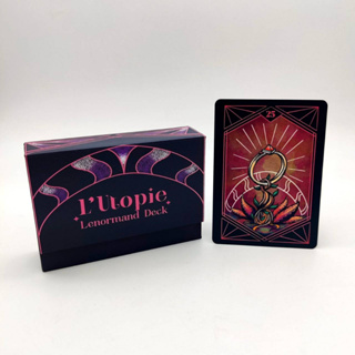 ไพ่ทาโรต์ ไพ่ยิปซี ไพ่ออราเคิล TAROT ORACLE CARDS : LUTOPIE LENORMAND DECK ของใหม่ ของแท้ 100%