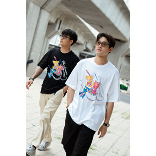 เสื้อยืด ลาย The Rocket Windwear สีดำ Black/ สีขาว White ผลิตจำนวนจำกัด