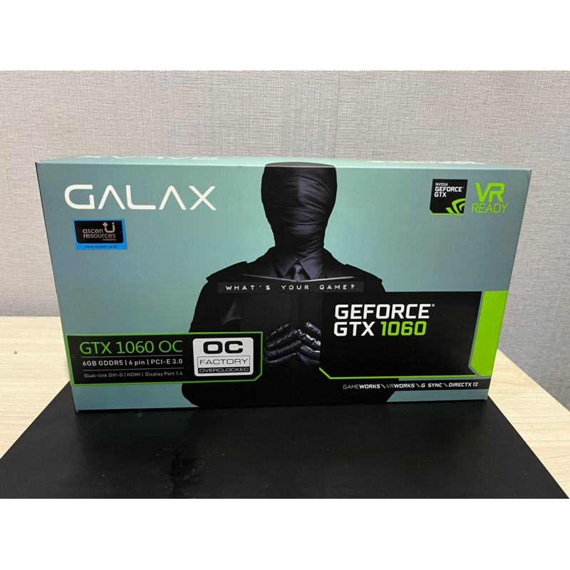 การ์ดจอ GALAX GTX 1060 OC 6GB GPU VGA มือสอง