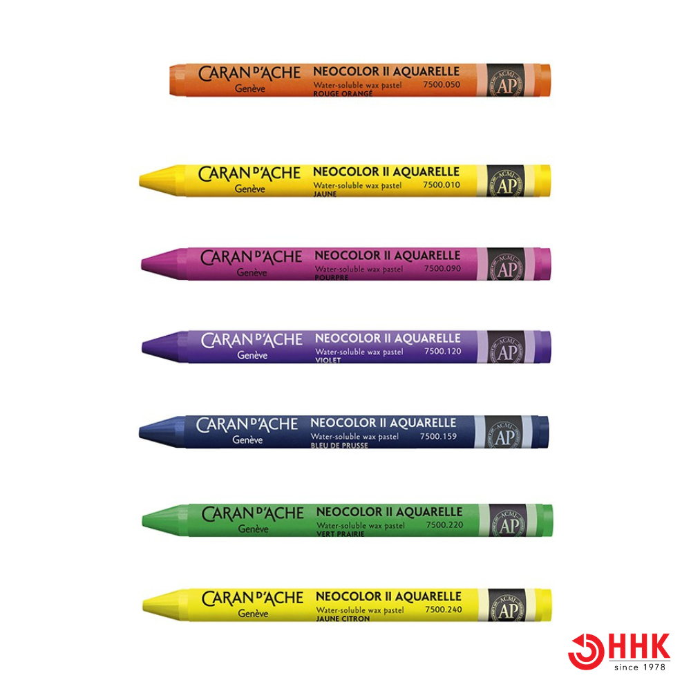 Caran D’arche(คารันดาช) สีเทียนระบายน้ำ รุ่น Neocolor II แท่งปลีก มีให้เลือก 126 สี (4/7)