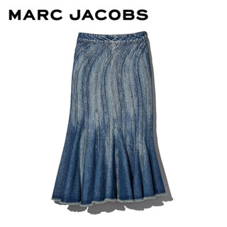 MARC JACOBS THE WAVE DENIM SKIRT PF23 2P3RSK001D01 กระโปรงยีนส์