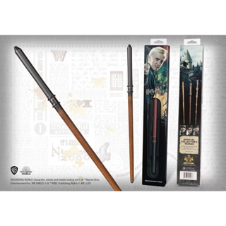 Noble Collection Harry Potter Draco Malfoy Wand with Character Box ไม้กายสิทธิ์เดรโก มัลฟอย