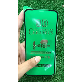 ฟิล์มเซรามิกส์ สำหรับ iphone แบบโปร่งใสเต็มจอ 9D ฟิล์มกันรอย พลาสติก ตกไม่ตก งอได้ รุ่น 6/7/8/x/xr/xs/11/11pro/12mini/12