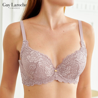 Guy Laroche Lingerie เสือชั้นใน กีลาโรช Fullock Bra บราลูกไม้ ไม่เสริมฟองน้ำ รุ่น GB7R01