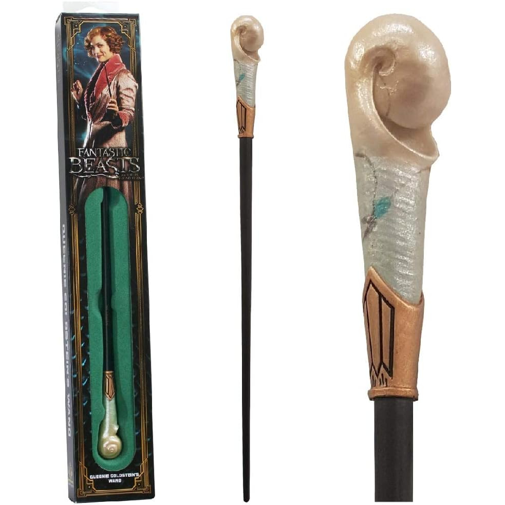 Noble Collection Fantastic Beasts Queenie Goldstein Wand with Character Box
