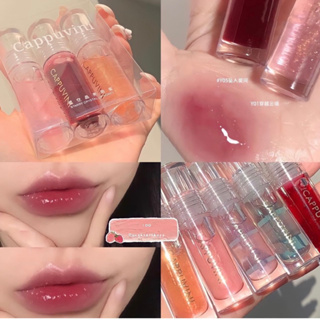 Cappuvini gloss set lip เซตลิปกลอสฉ่ำ