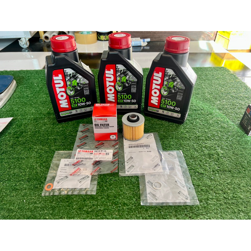 น้ำมันเครื่องโมตุล5100เกรดกึ่งสังเคราะห์สำหรับsr400/500ทุกปีเบอร์10w50